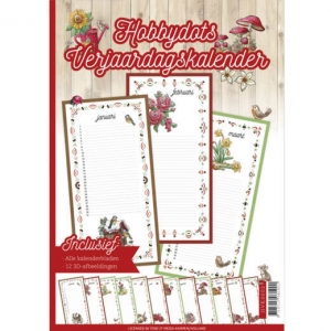 Hobbydots verjaardags kalender nl incl de stickervellen